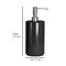 Liquid Soap Dispenser Pump Bottle | Black Resin | Bathroom Vanity & Kitchen Sink | Holds Soap, Lotion & Sanitizer